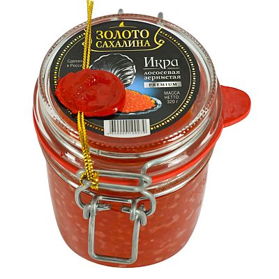 Красная икра горбуша Золото Сахалина 320 г