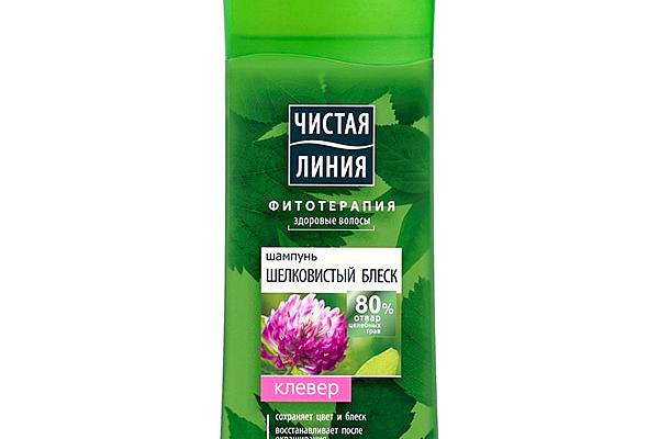  Шампунь Чистая Линия клевер для окрашенных волос 250 мл в интернет-магазине продуктов с Преображенского рынка Apeti.ru