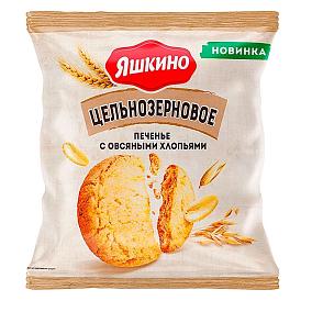  Печенье Яшкино Цельнозерновое с овсяными хлопьями 300 г в интернет-магазине свежих фермерских продуктов Apeti.ru