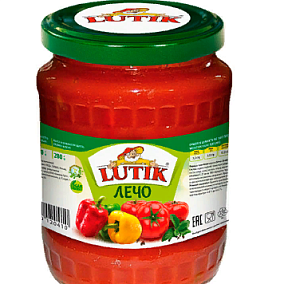  Лечо LUTIK  ст/б 720 мл в интернет-магазине свежих фермерских продуктов Apeti.ru