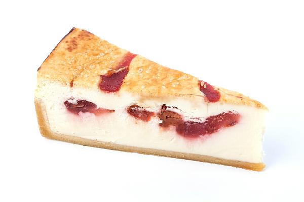  Пирог сырный Чизкейк вишня и белый шоколад 130 г в интернет-магазине продуктов с Преображенского рынка Apeti.ru