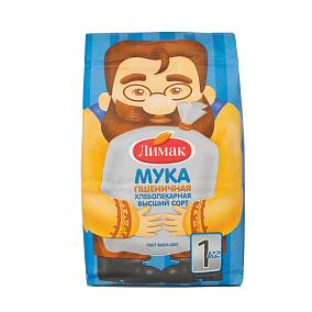  Мука пшеничная Лимак хлебопекарная высший сорт 1 кг в интернет-магазине свежих фермерских продуктов Apeti.ru