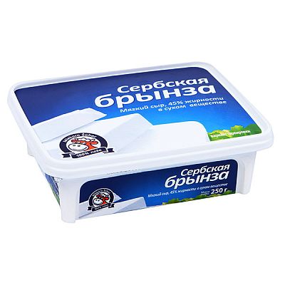 Сыр Мlekara Sabac брынза Сербская 45% БЗМЖ 230 г 