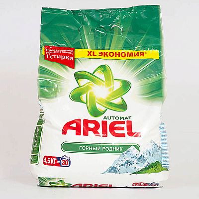 Стиральный порошок Ariel автомат горный родник 4,5 кг