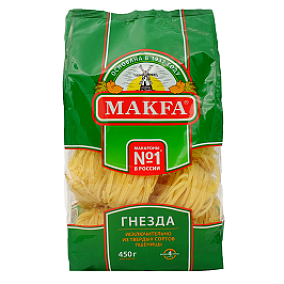 Макаронные изделия Makfa гнезда Тальятелле 450 г в Apeti.ru  Макаронные изделия Makfa гнезда Тальятелле 450 г в интернет-магазине свежих фермерских продуктов Apeti.ru