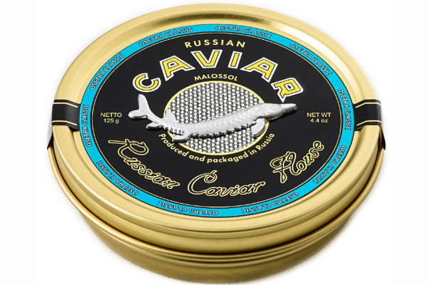  Черная икра зернистая сибирского осетра Caviar  Классик 125 г ж/б в интернет-магазине продуктов с Преображенского рынка Apeti.ru