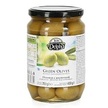 Оливки Delphi с косточкой в рассоле 700г