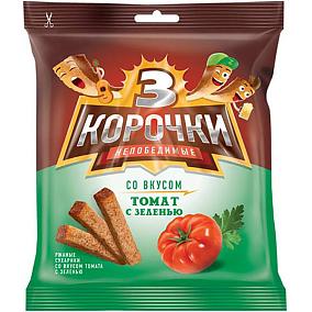  Сухарики Три Корочки ржаные с томатом и зеленью 100 г в интернет-магазине свежих фермерских продуктов Apeti.ru