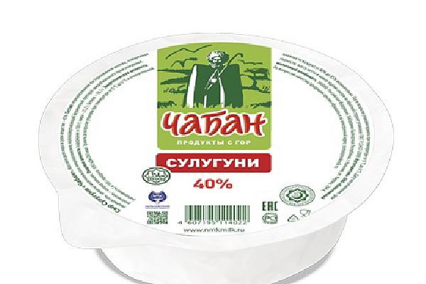 Сыр Сулугуни Чабан 40% 400 г БЗМЖ в интернет-магазине продуктов с Преображенского рынка Apeti.ru
