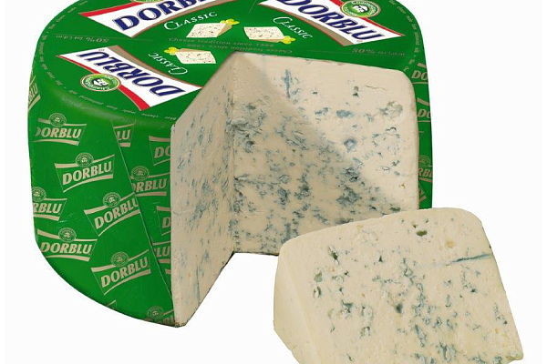  Сыр с голубой плесенью Dorblu 50% БЗМЖ в интернет-магазине продуктов с Преображенского рынка Apeti.ru