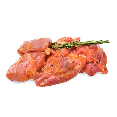 Шашлык из филе бедра индейки в ореховом соусе