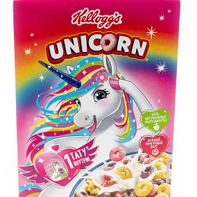  Готовый завтрак Kellogg s Unicorn Радужные колечки 195гр в интернет-магазине свежих фермерских продуктов Apeti.ru