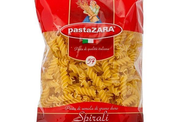  Макаронные изделия Pasta Zara спирали №057 500 г в интернет-магазине продуктов с Преображенского рынка Apeti.ru