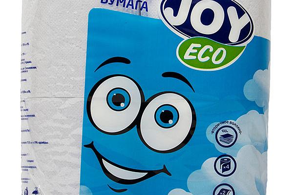  Туалетная бумага Joy Eco, 4 шт в интернет-магазине продуктов с Преображенского рынка Apeti.ru