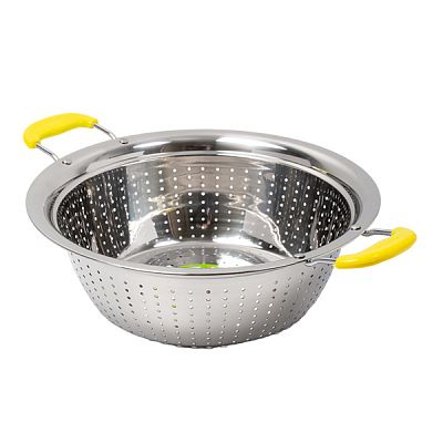Дуршлаг из нержавеющей стали с ручками 30см 1 шт