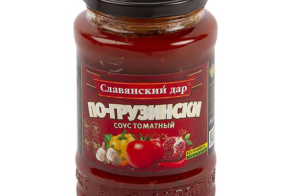  Соус "Славянский дар" томатный по-грузински 480 г в интернет-магазине продуктов с Преображенского рынка Apeti.ru