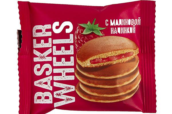  Пирожные Basker Wheels Pancake бисквитные с малиновой начинкой36 г в интернет-магазине продуктов с Преображенского рынка Apeti.ru