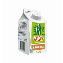 Ряженка Чабан 3,2% 450 г БЗМЖ