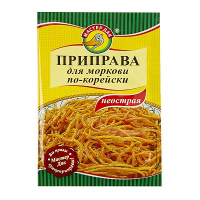 Приправа Мастер Дак для моркови по-корейски неострая 15 г