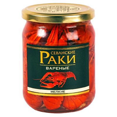Раки вареные Ecofood севанские мелкие 720 г