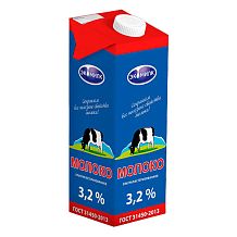Молоко Экомилк ультрапастеризованное 3,2% 924 мл