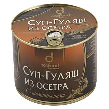 Суп-гуляш Ecofood из осетра с шампиньонами 530 г