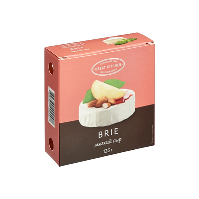 Сыр мягкий Бри Грейт Китчен с плесенью 50% 125 г в Apeti.ru Сыр мягкий Бри Грейт Китчен с плесенью 50% 125 г в интернет-магазине свежих фермерских продуктов Apeti.ru