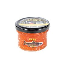 Красная икра кета Золото Сахалина 90 г