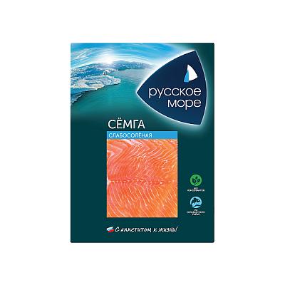  Семга слабосоленая "Русское море" филе-ломтики 120 г в интернет-магазине свежих фермерских продуктов Apeti.ru