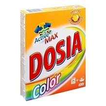 Стиральный порошок Dosia автомат и ручная стирка Active max против пятен Color 400 г