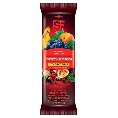  Батончик Smart Formula фруктово-ореховый 40 г в интернет-магазине свежих фермерских продуктов Apeti.ru