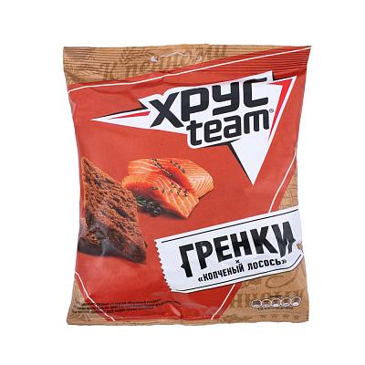  Гренки Хрусteam копченый лосось 105 г в интернет-магазине свежих фермерских продуктов Apeti.ru