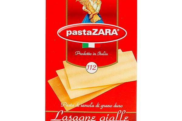  Макаронные изделия Pasta Zara лазанья №112 500 г в интернет-магазине продуктов с Преображенского рынка Apeti.ru