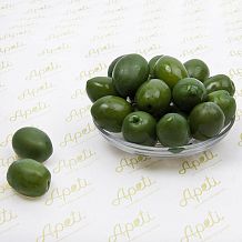 Оливки с косточкой изумрудные на развес 100 г