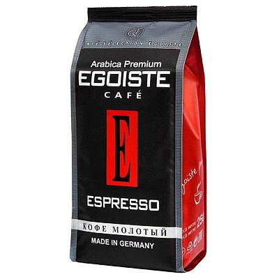 Кофе Egoiste Espresso натуральный молотый 250 г