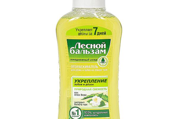  Ополаскиватель для десен Лесной бальзам природная свежесть 400 мл в интернет-магазине продуктов с Преображенского рынка Apeti.ru