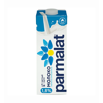 Молоко Parmalat ультрапастеризованное 1,8% 1 л БЗМЖ