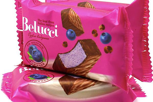  Конфеты Belucci с черничным вкусом 500 г в интернет-магазине продуктов с Преображенского рынка Apeti.ru