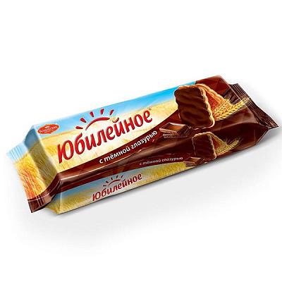  Печенье Юбилейное с тёмной глазурью 116 г в интернет-магазине свежих фермерских продуктов Apeti.ru