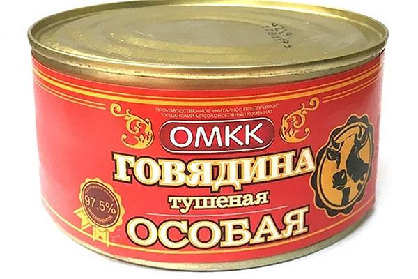  Говядина тушеная "ОМКК" особая 325 г в интернет-магазине продуктов с Преображенского рынка Apeti.ru