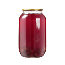 Компот Кладовая радости Домашний вишневый 1,5 л ст/б