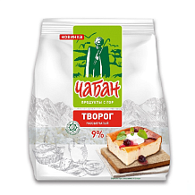 Творог Чабан рассыпчатый 9% 350г БЗМЖ