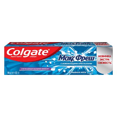  Зубная паста Colgate МаксФреш взрывная мята освежающая 100 мл в интернет-магазине свежих фермерских продуктов Apeti.ru