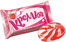 Карамель Кремка со вкусом клубники и сливок 250г