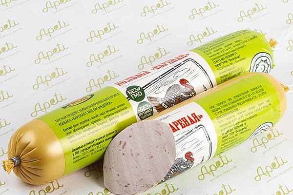  Колбаса вареная ЭкоПрод с мясом индейки 1 кг в интернет-магазине продуктов с Преображенского рынка Apeti.ru