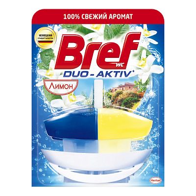 Чистящее средство для унитаза Bref Duo Active лимон 50 мл