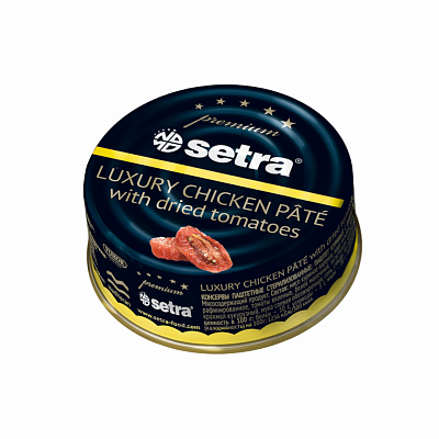 Паштет Setra куриный с вялеными томатами 100 г