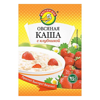 Овсяная каша Мастер Дак с клубникой 35 г