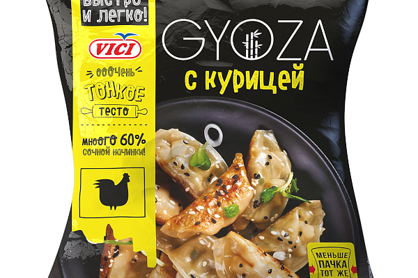  Gyoza с курицей Vici 400 г в интернет-магазине продуктов с Преображенского рынка Apeti.ru