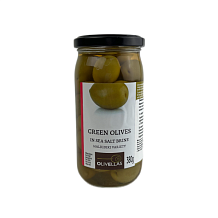 Оливки зеленые Olivellas,colossal без косточки cтекло 580 г